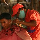 Friseur am Mekong