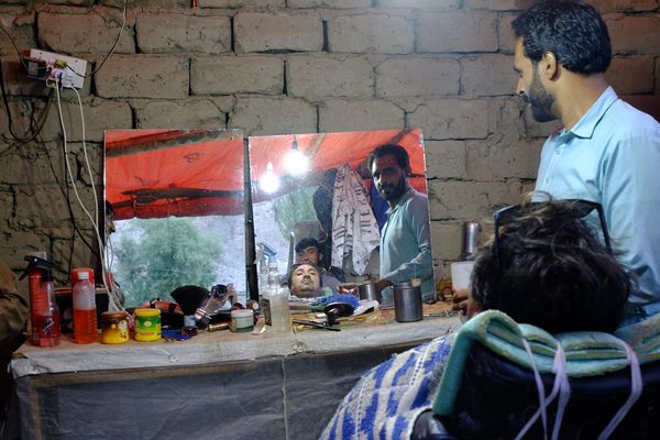Friseur in Askole, Pakistan