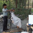 Friseur in Indien