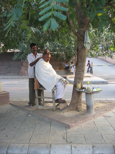 Friseur in Neu Delhi