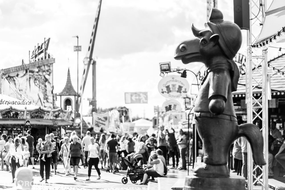 Fritz auf der Cranger Kirmes 2018