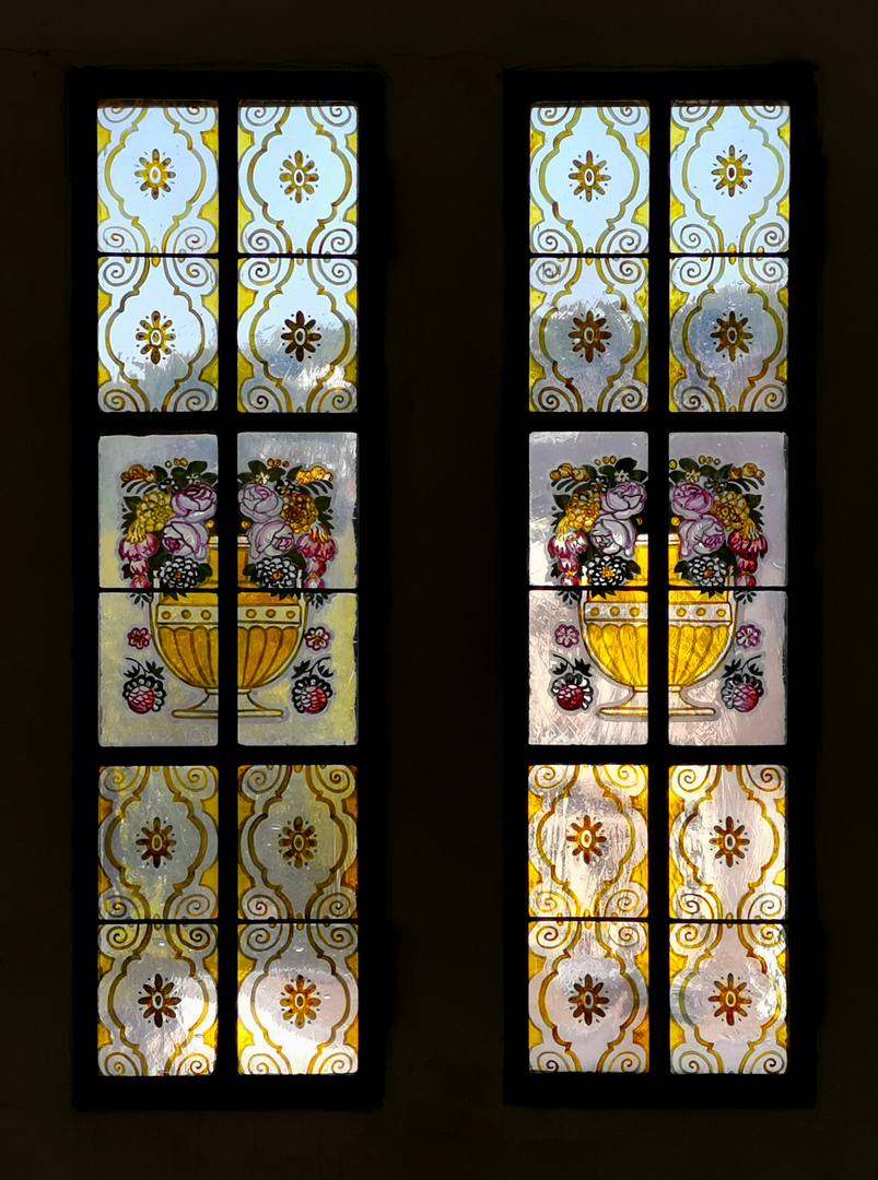 Fritzschehaus.Fensterglas