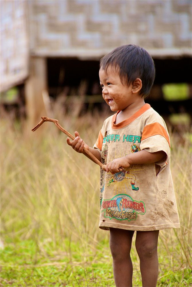 fröhlich gings zu :-), laos 2010