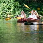 fröhliche paddler