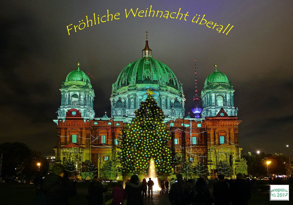 fröhliche Weihnacht überall