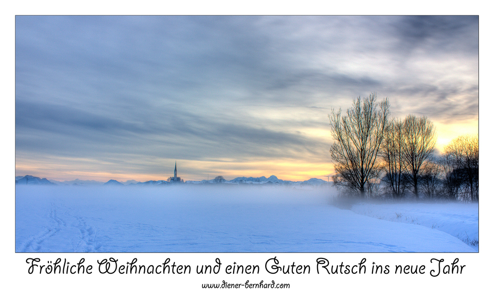 Fröhliche Weihnachten und ein gesundes neues Jahr