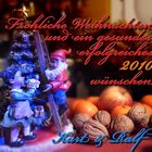 Fröhliche Weihnachten und einen guten Rutsch