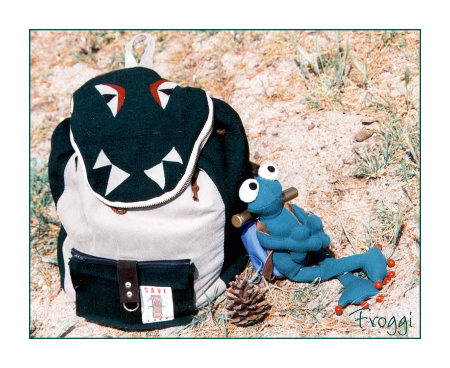 Froggi und der Krokodilrucksack