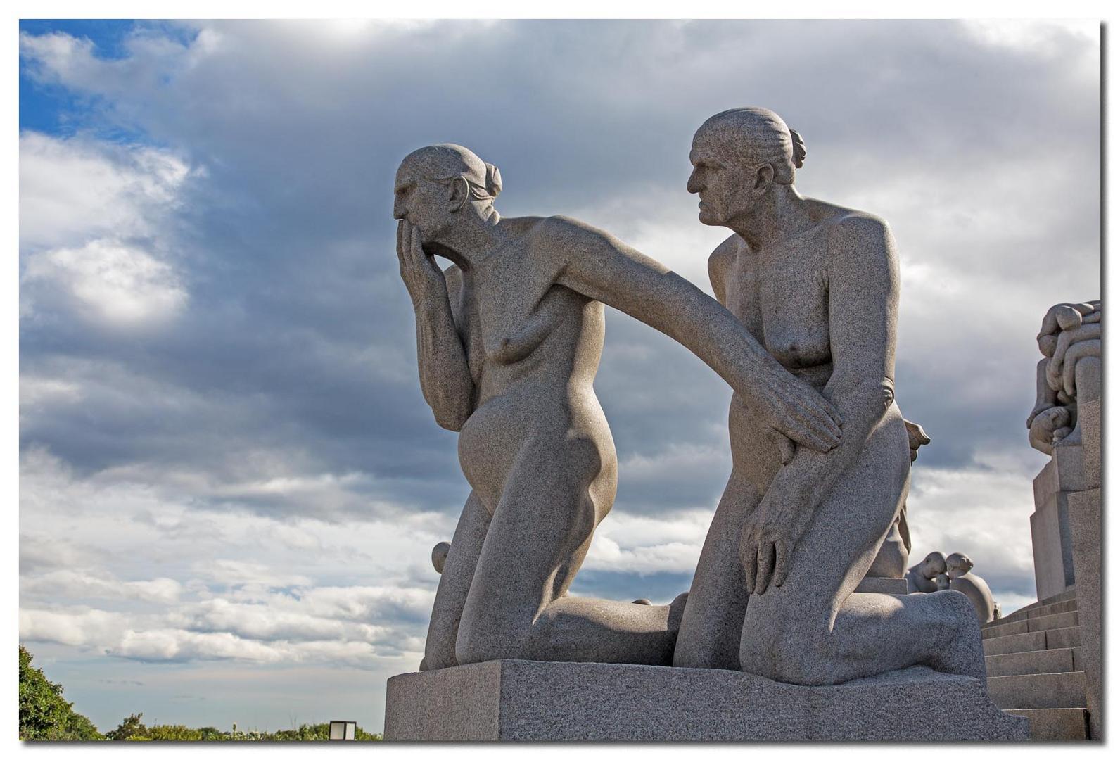 Frogner Park in Oslo - Vigeland Obelisk