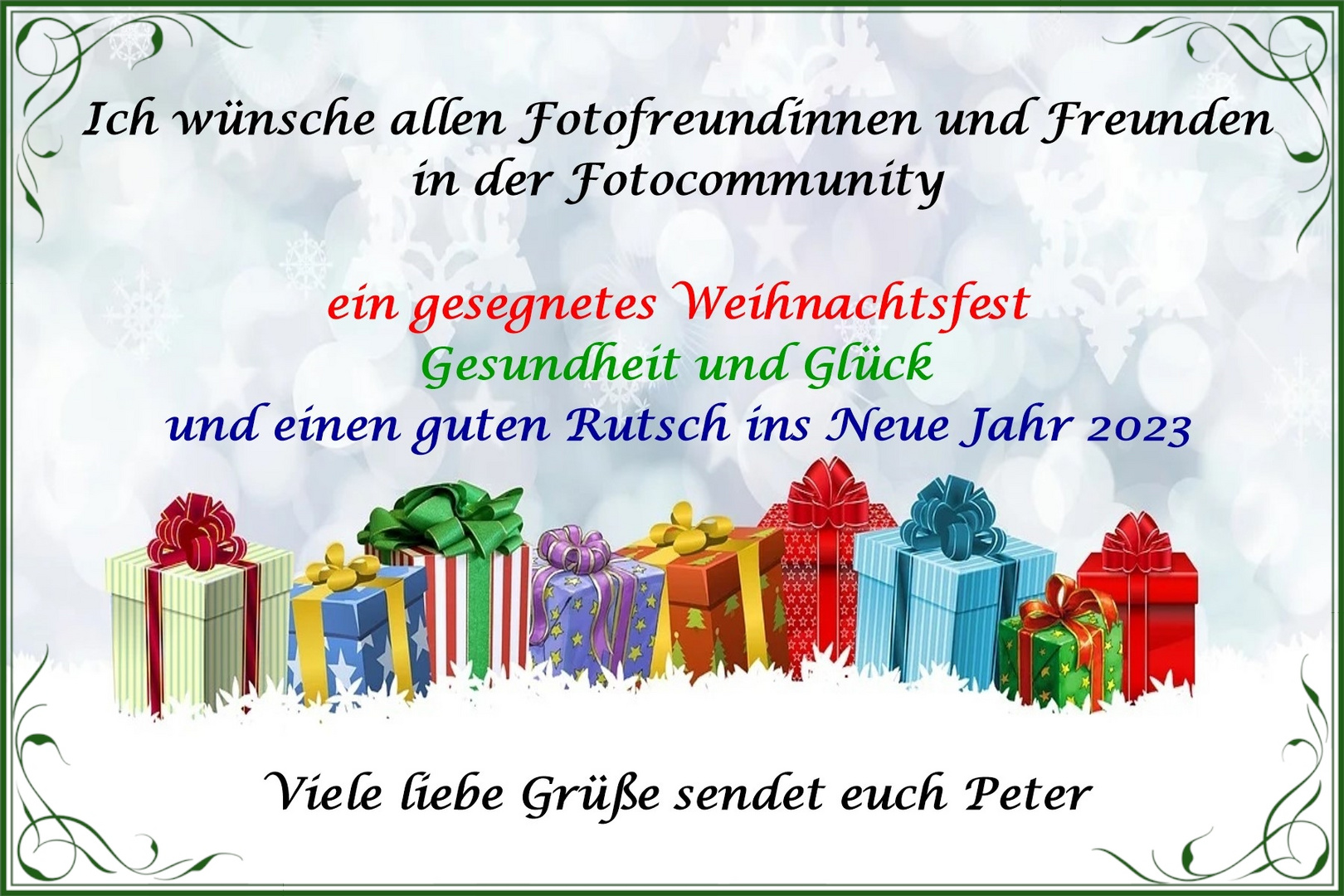 Frohe Festtage!