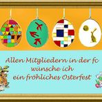 FROHE OSTERFEIERTAGE 2022