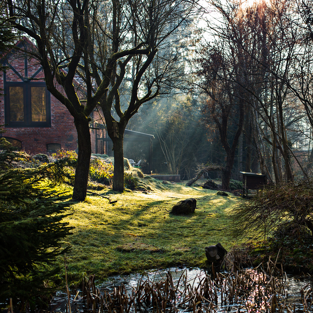 Frohe Ostergrüße aus dem morgendlichen Waltersbachtal