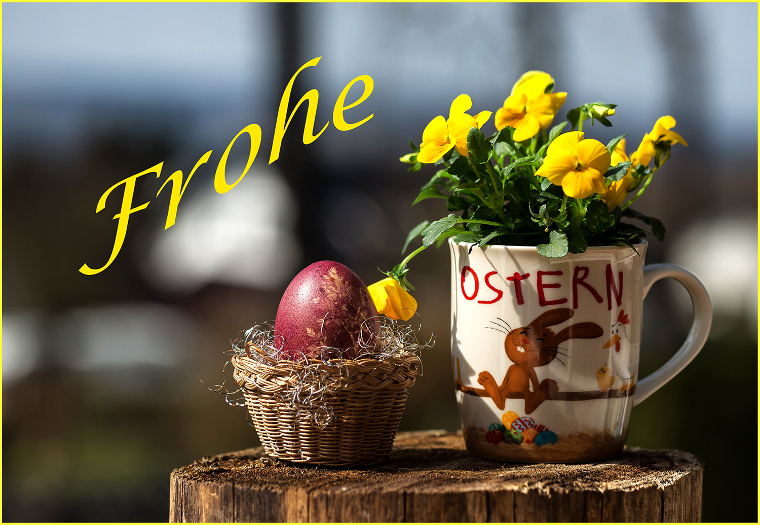 Frohe Ostern . . .