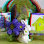 Frohe Ostern - Anaglyphen