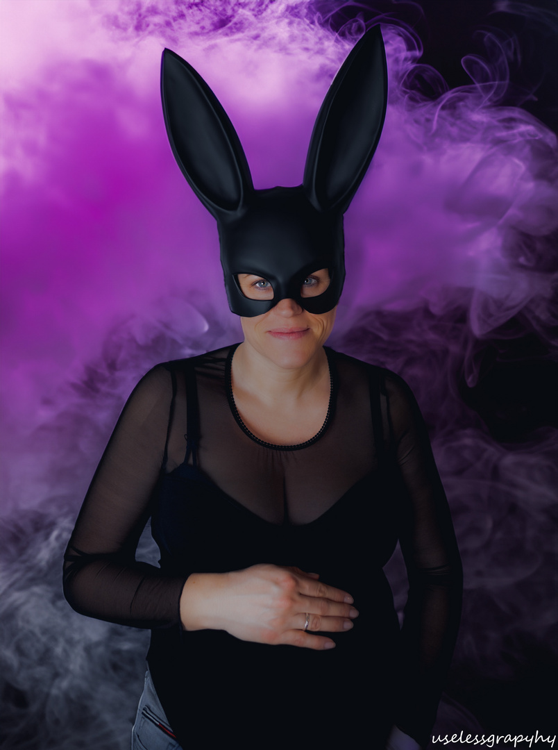 Frohe Ostern - Bunny Smoke