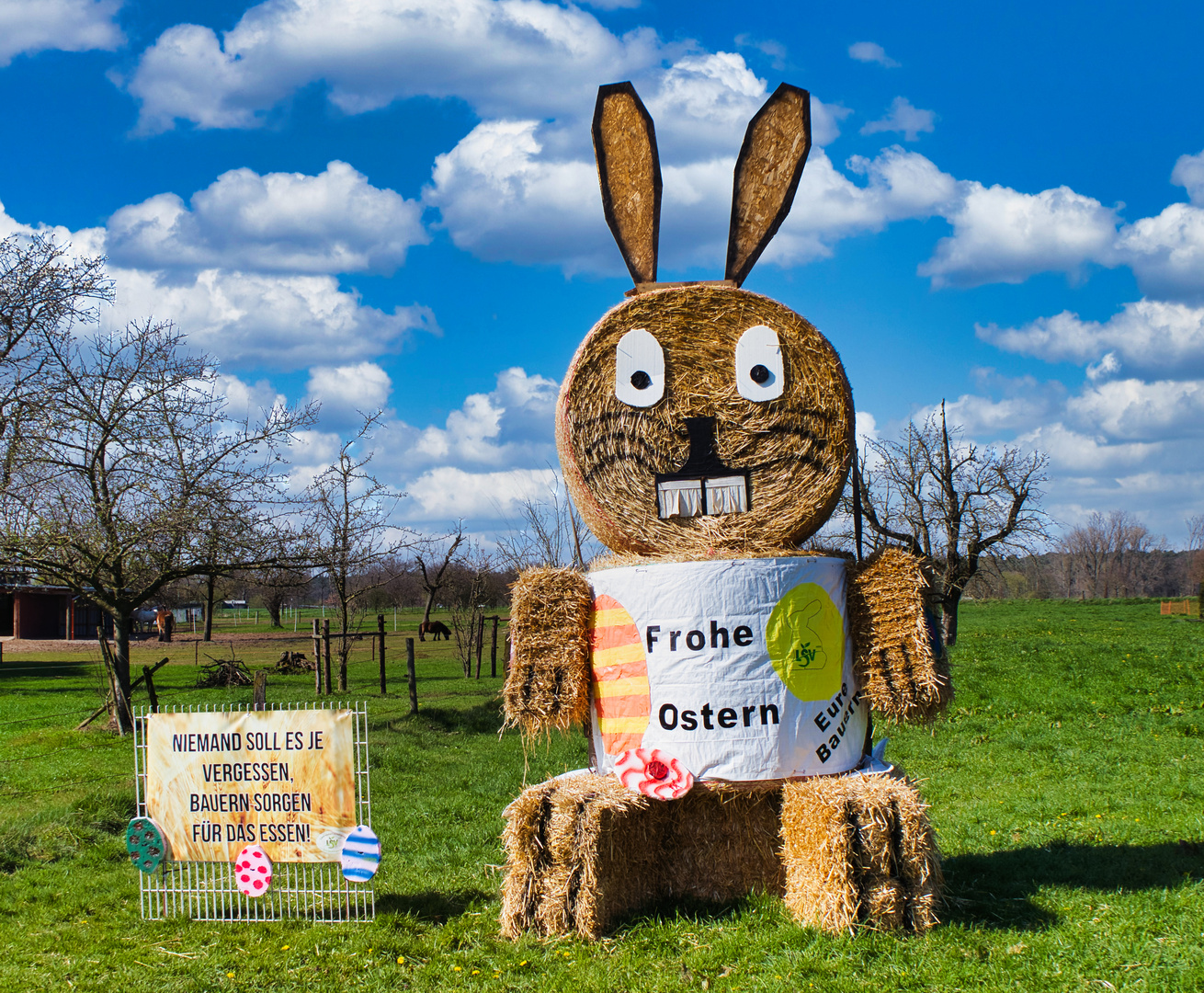 "Frohe Ostern"