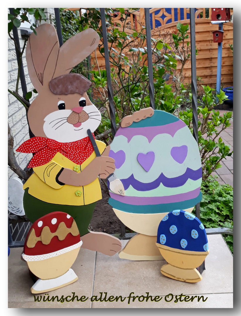 frohe Ostern und die Eier werden auch immer grösser