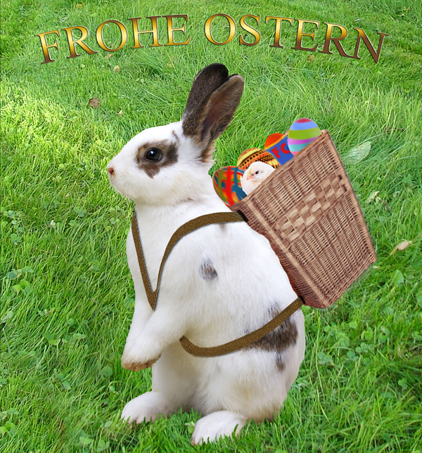 Frohe Ostern wünsche ich...