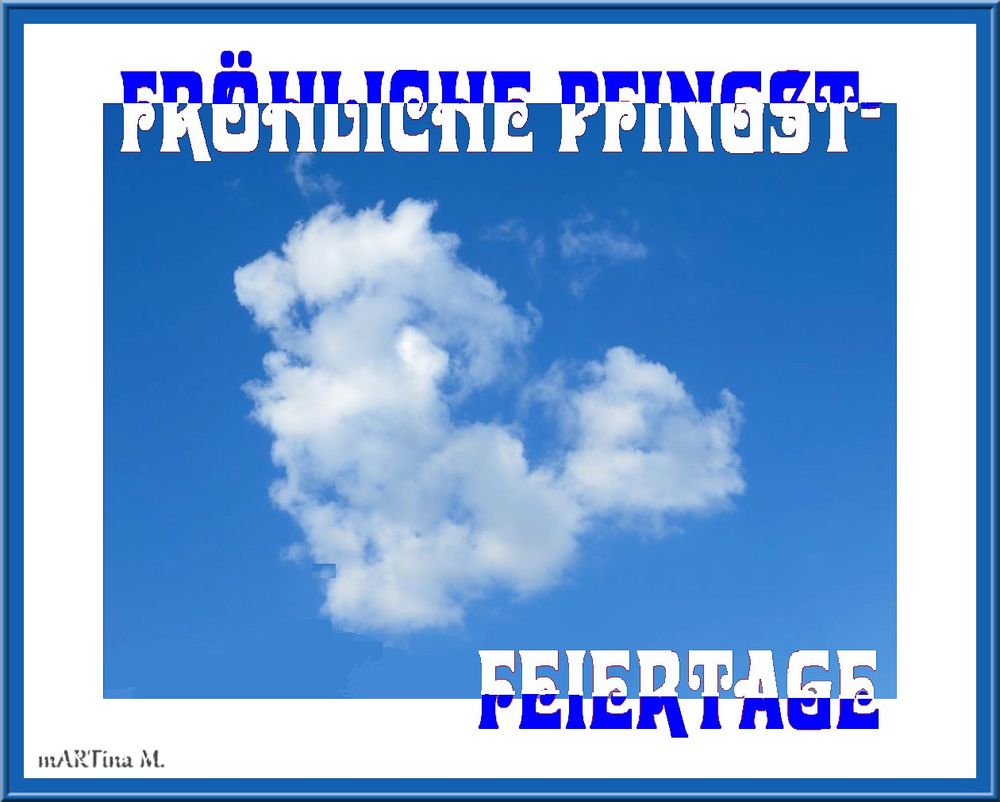 Frohe Pfingsten  (mit Gedicht)