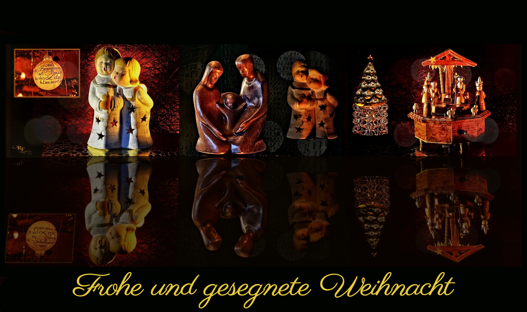 Frohe und gesegnete Weihnacht Foto &amp; Bild | fotomontage, emotionen