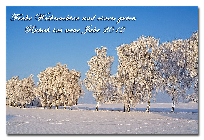 Frohe Weihnachten...