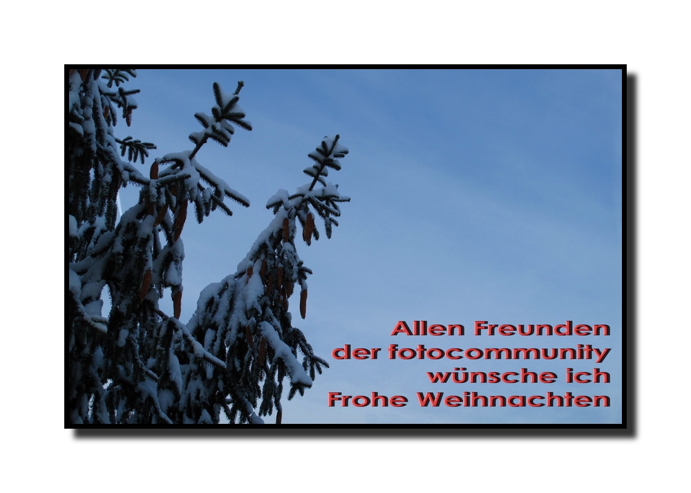 Frohe Weihnachten