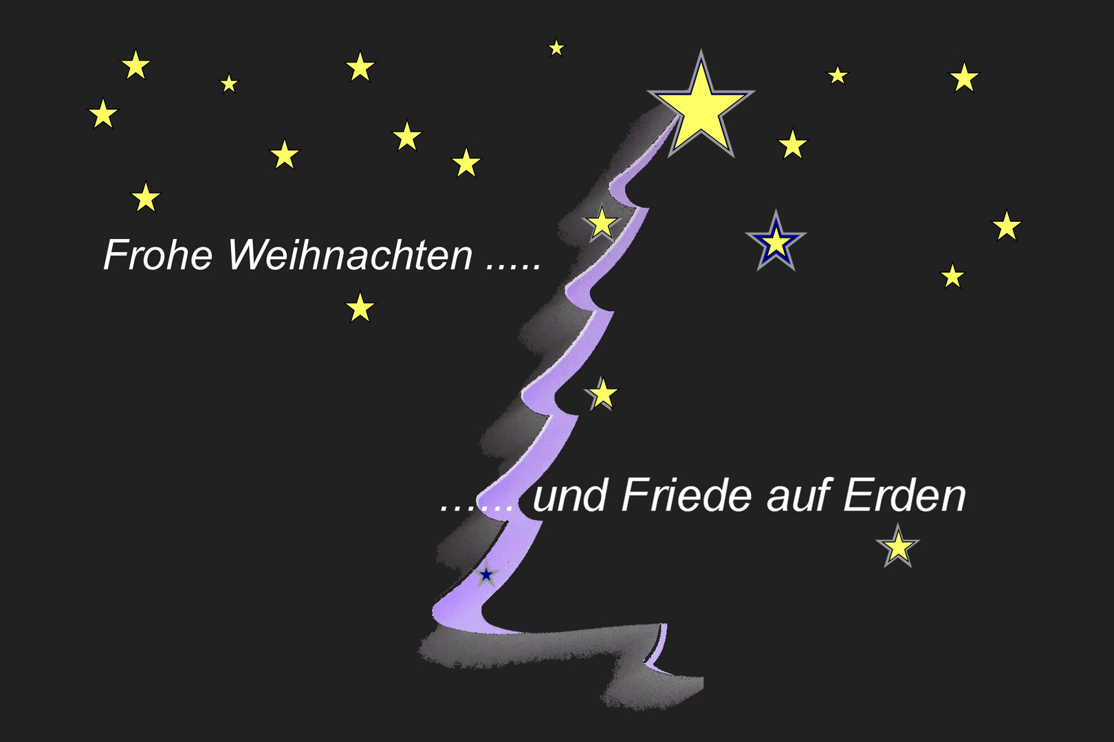 Frohe Weihnachten . .