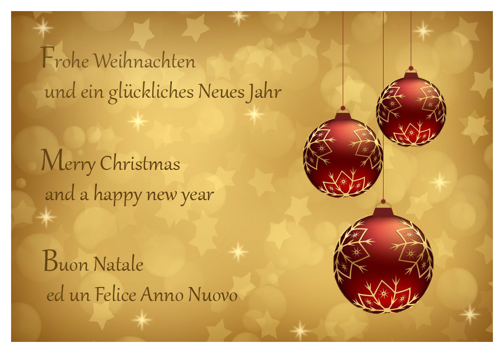 FROHE WEIHNACHTEN