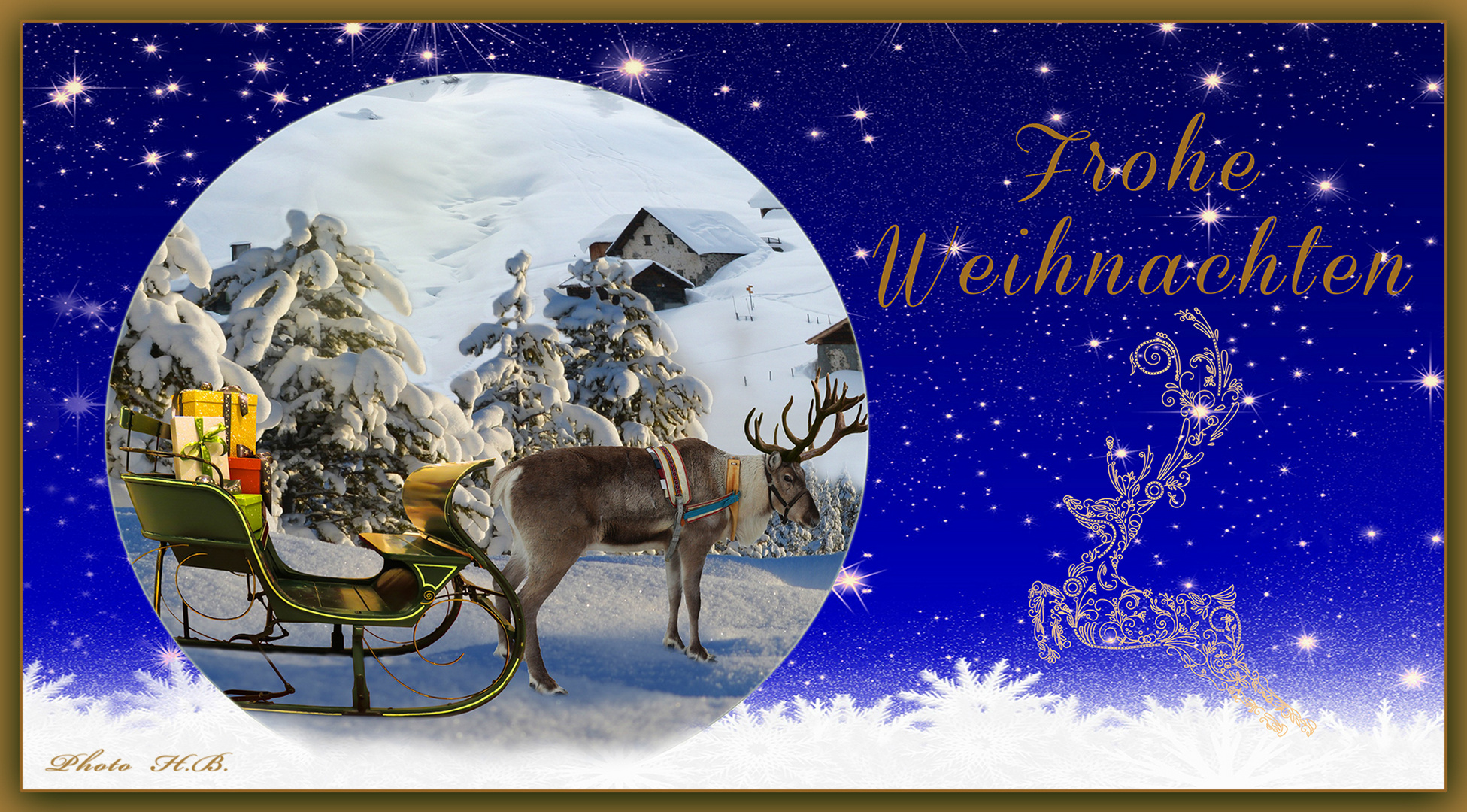 FROHE WEIHNACHTEN Foto &amp; Bild spezial, composing, digiart Bilder auf