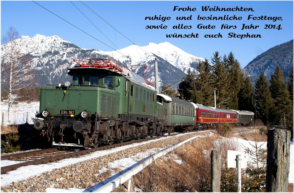 Frohe Weihnachten... Foto & Bild historische eisenbahnen, museale
