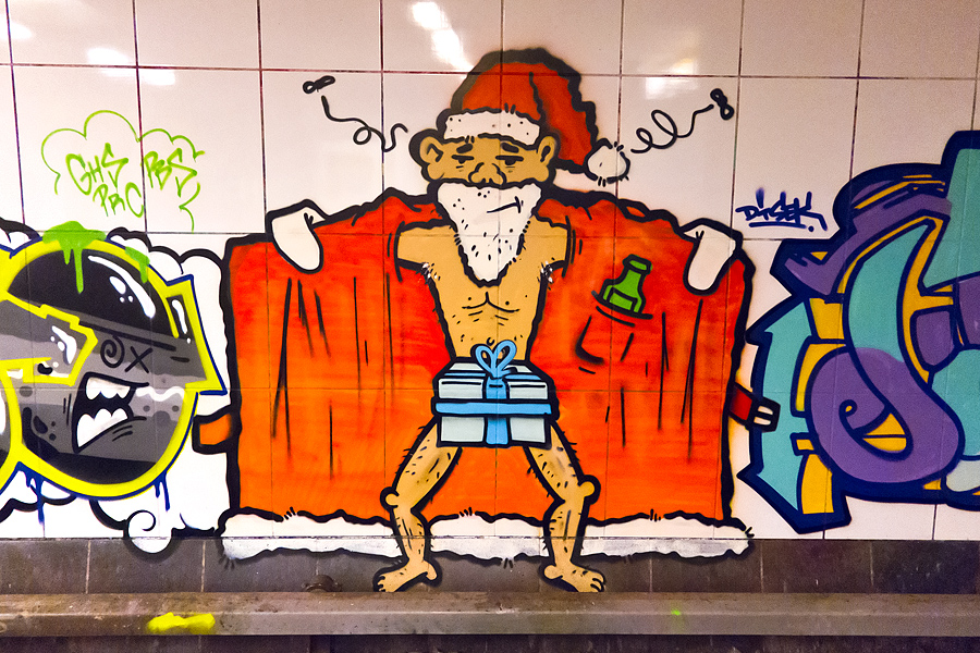 Frohe Weihnachten! Foto & Bild streetart, graffiti & tags