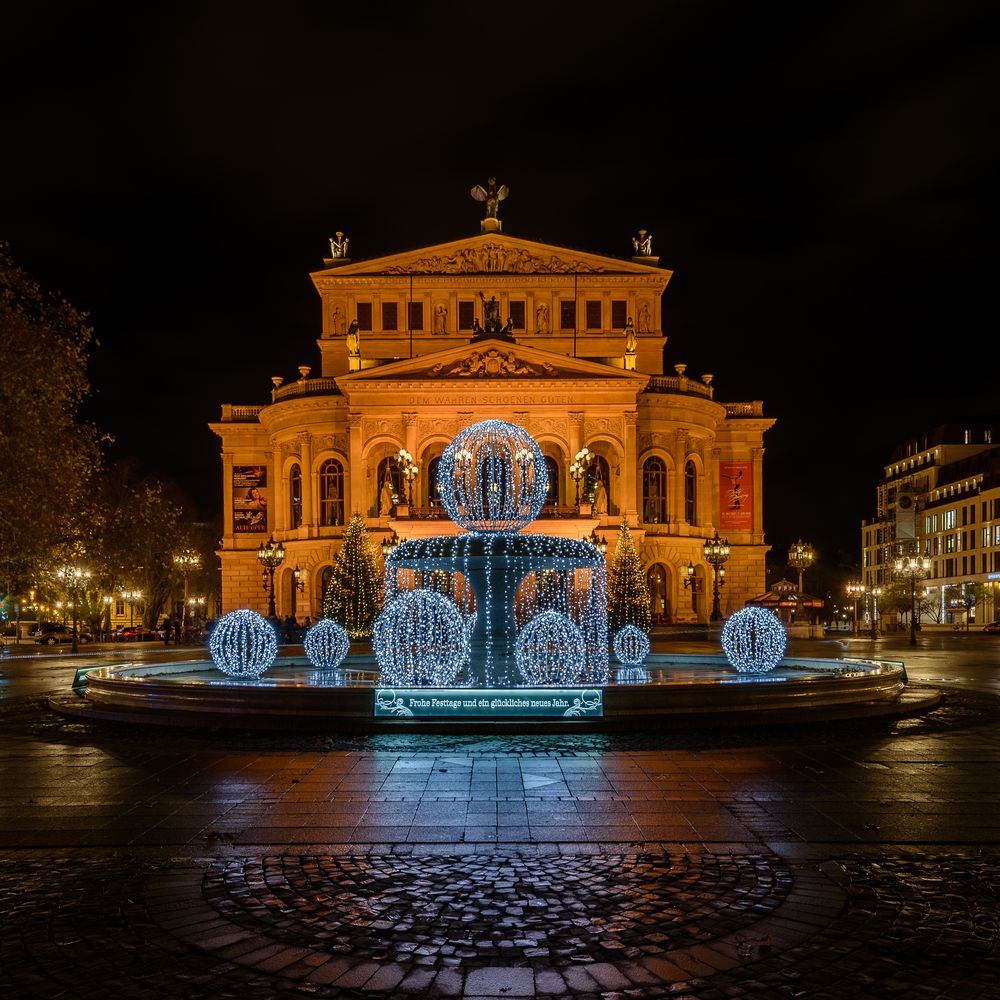 Frohe Weihnachten Foto &amp; Bild | nacht, frankfurt, main Bilder auf