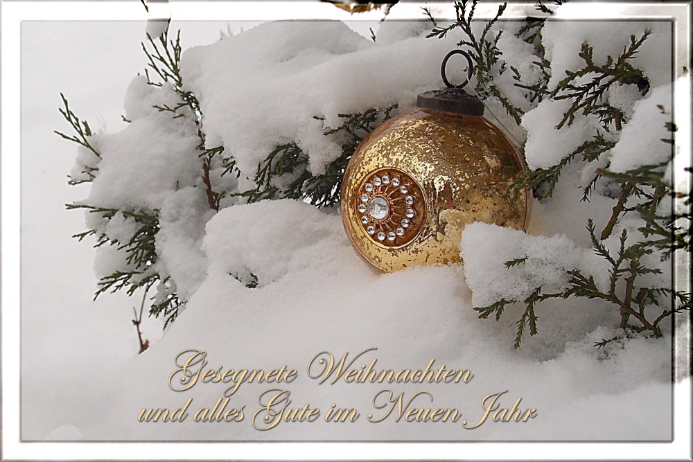 - Frohe Weihnachten -