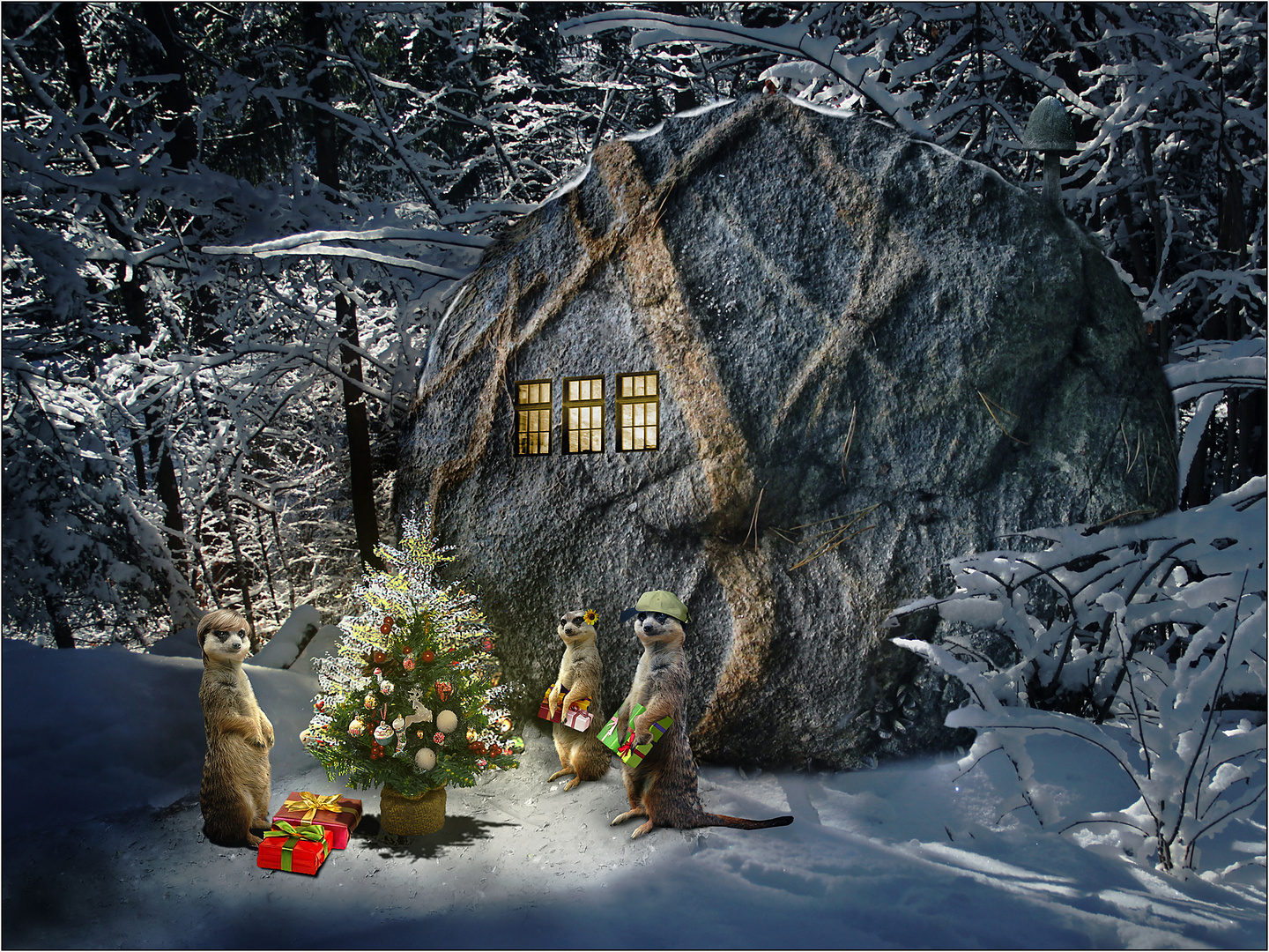 Weihnachten Im Schnee Bilder