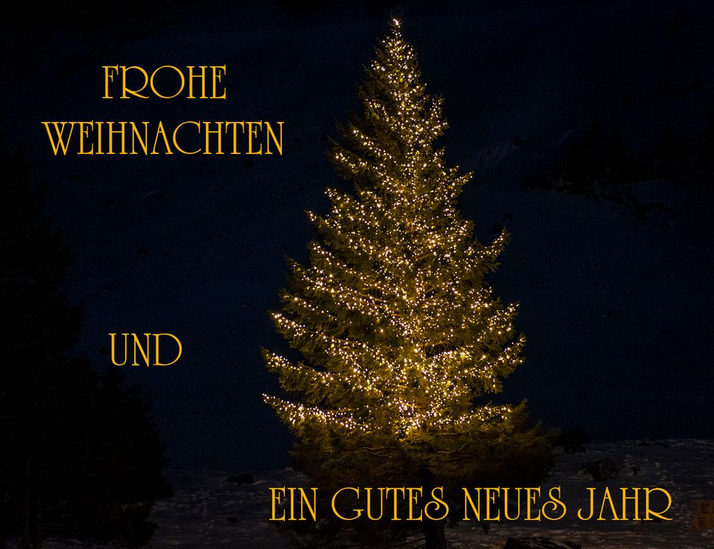 FROHE WEIHNACHTEN