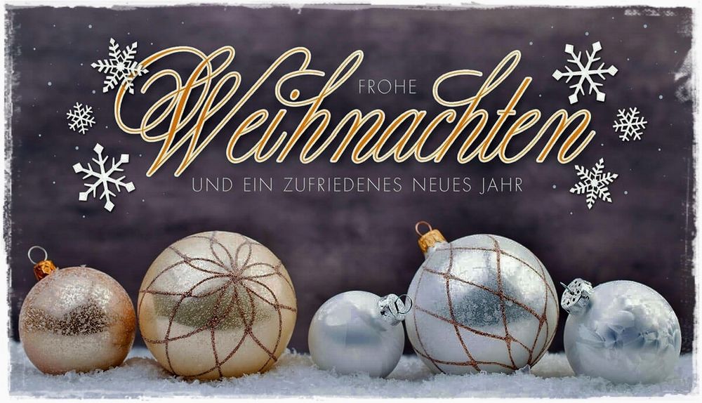 Frohe Weihnachten