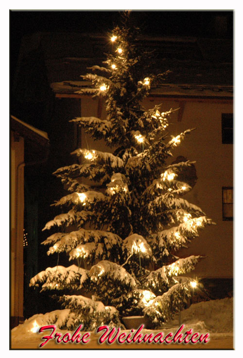 Frohe Weihnachten aus Tirol