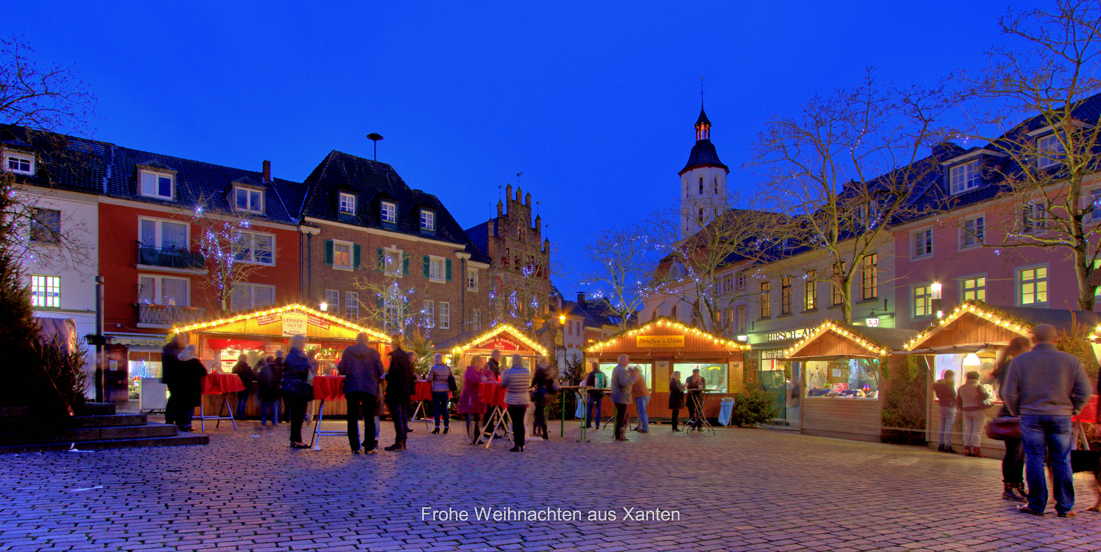 Frohe Weihnachten aus Xanten