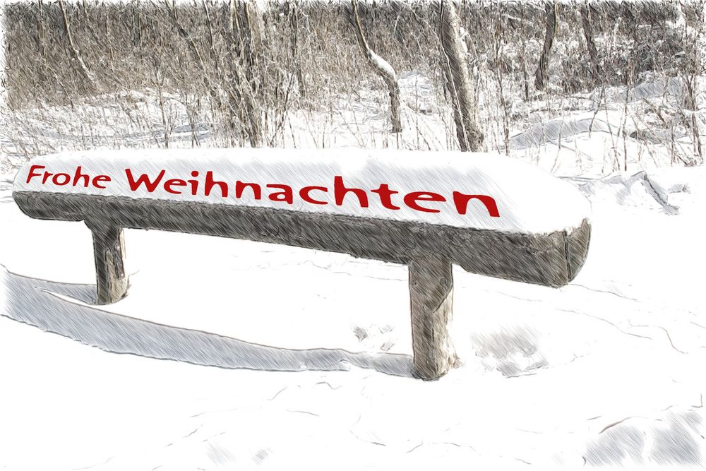 Frohe Weihnachten Foto & Bild  landschaft, jahreszeiten, winter Bilder 