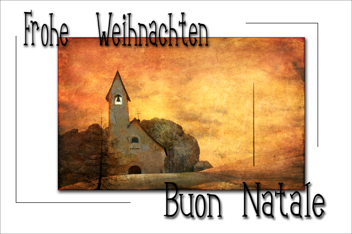 Frohe Weihnachten Buon Natale