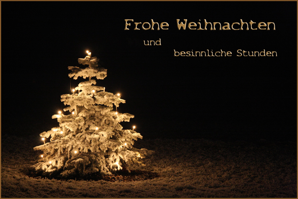 Frohe Weihnachten