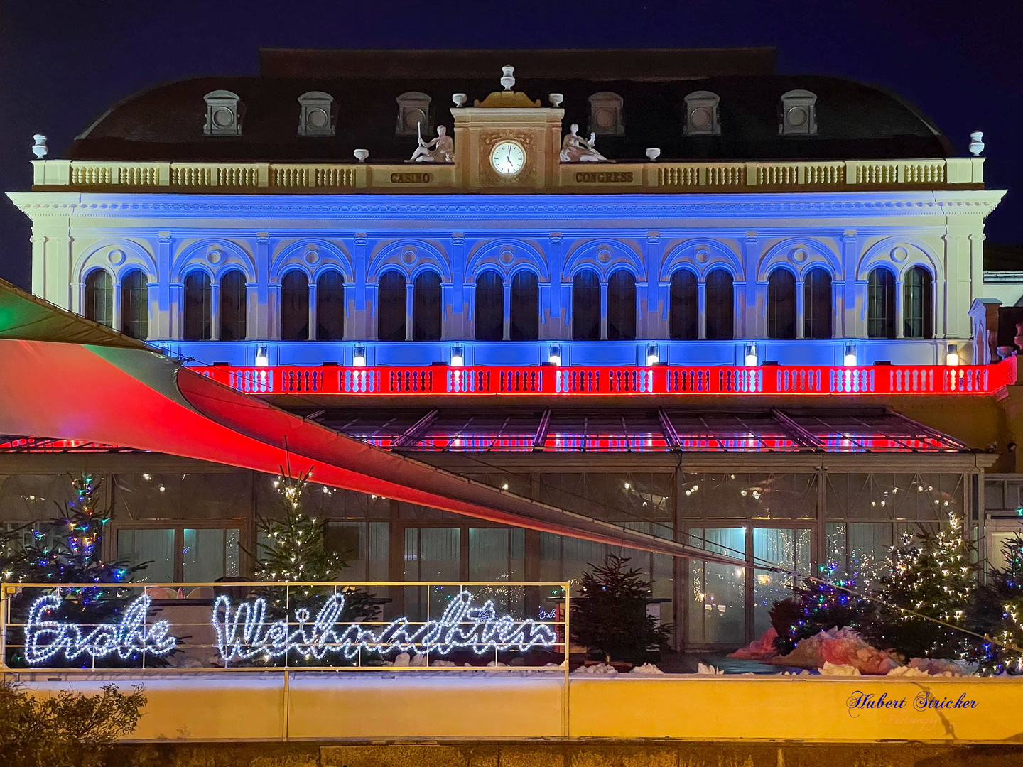 "Frohe Weihnachten" Casino Baden Niederösterreich