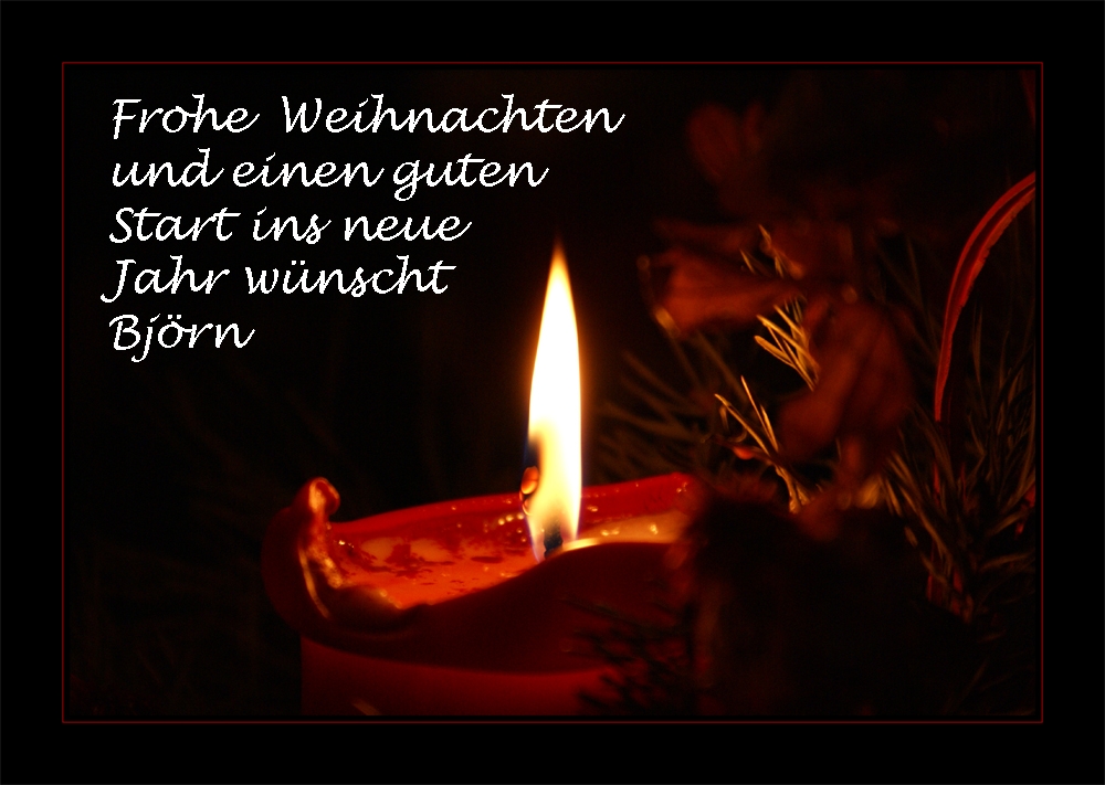 Frohe Weihnachten