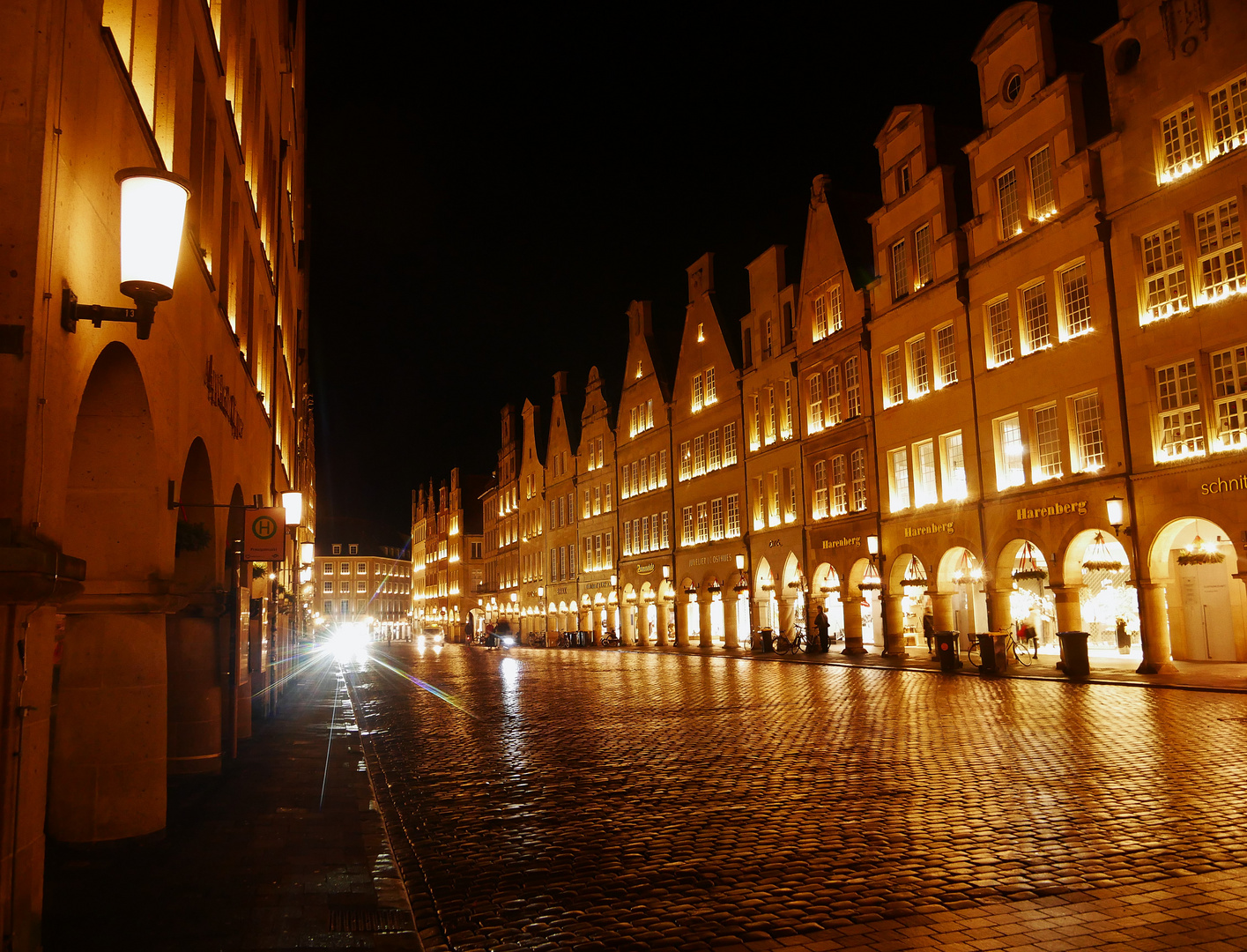 Frohe Weihnachten - Der Prinzipalmarkt in Münster