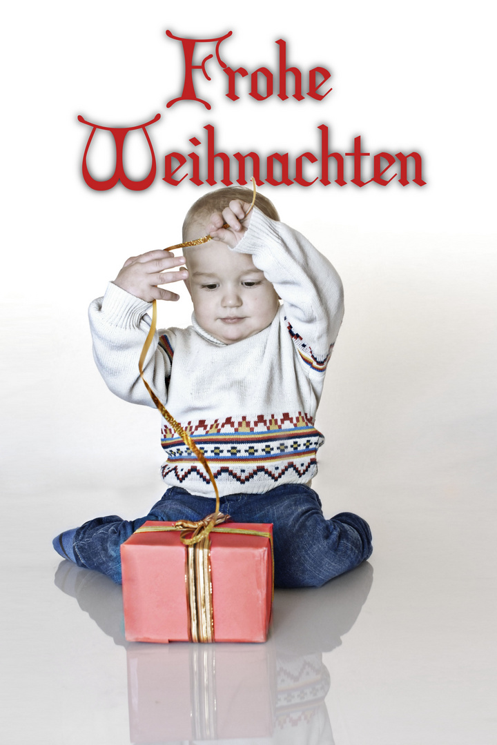 Frohe Weihnachten - die erste