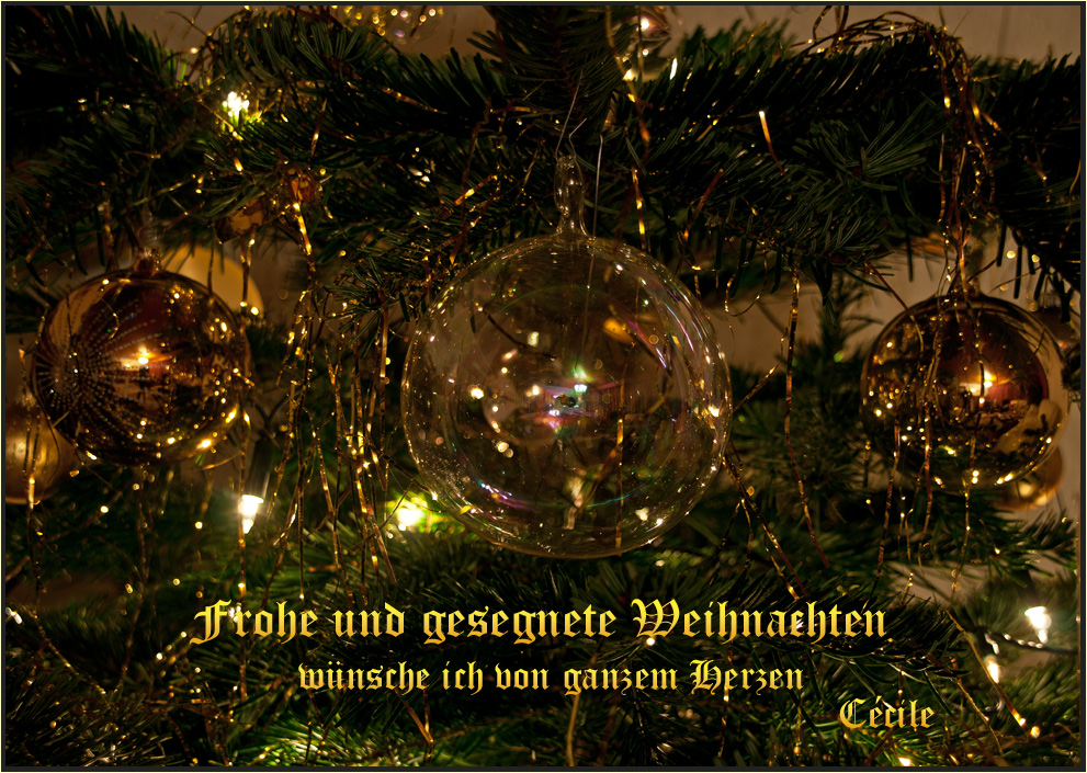 Frohe Weihnachten Euch allen... Foto & Bild gratulation und feiertage