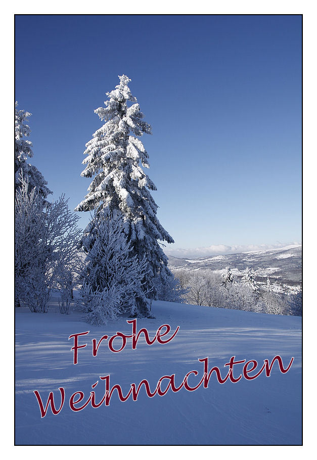 Frohe Weihnachten Euch allen !!! Foto & Bild  landschaft, rhön, natur 