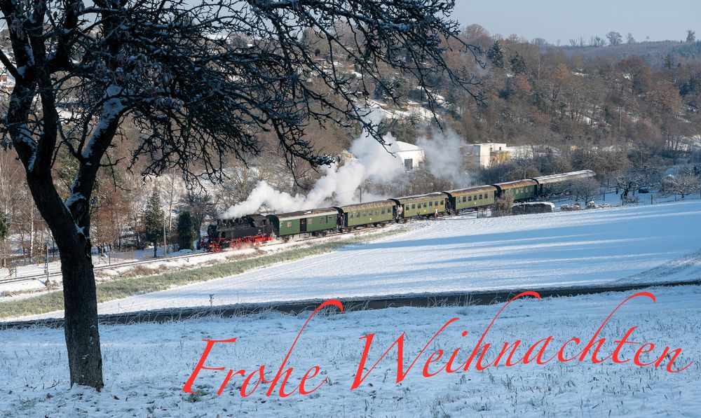 Frohe Weihnachten Foto & Bild eisenbahn, zug, verkehr Bilder auf