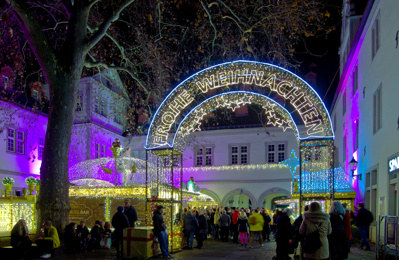 "Frohe Weihnachten" gehabt zu haben...