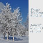 Frohe Weihnachten - Joyeux Noel